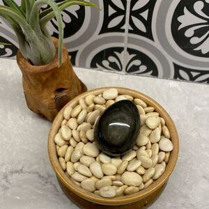 Gold Sheen Obsidian Egg